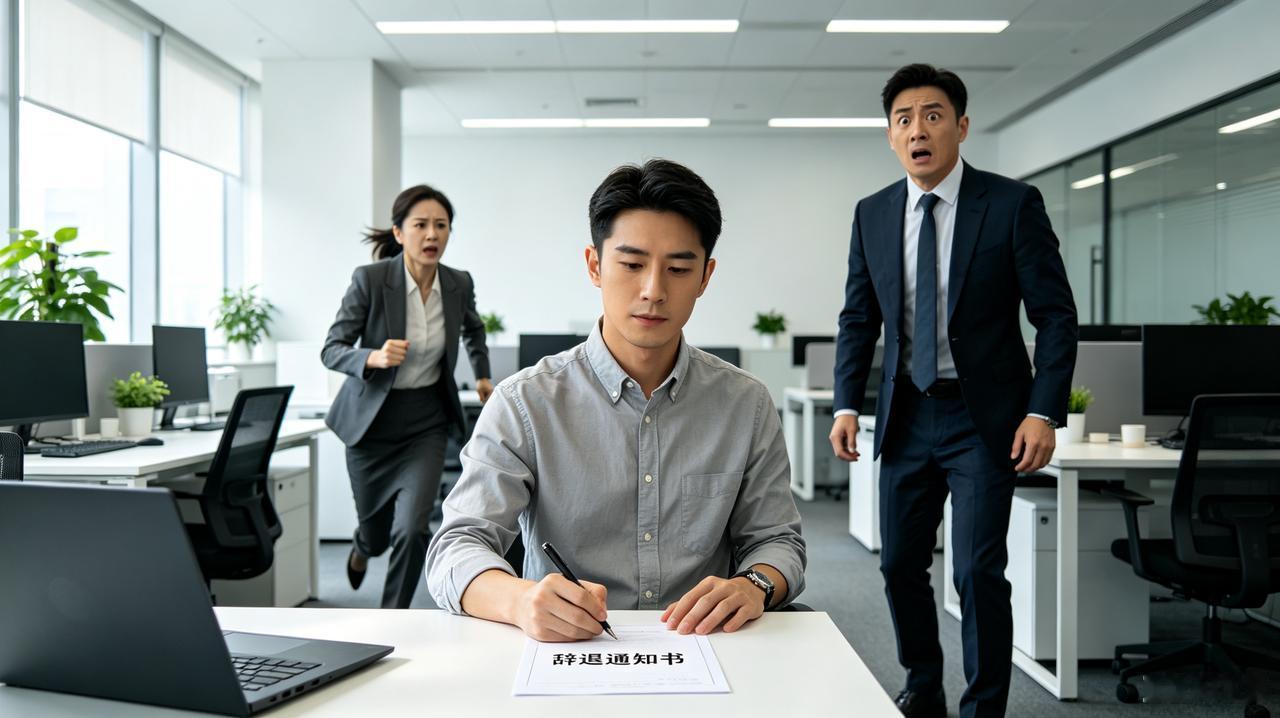 新来的部门总监上任第五天就要辞退我，我爽快签了字，人事经理慌忙跑来问：“公司七成