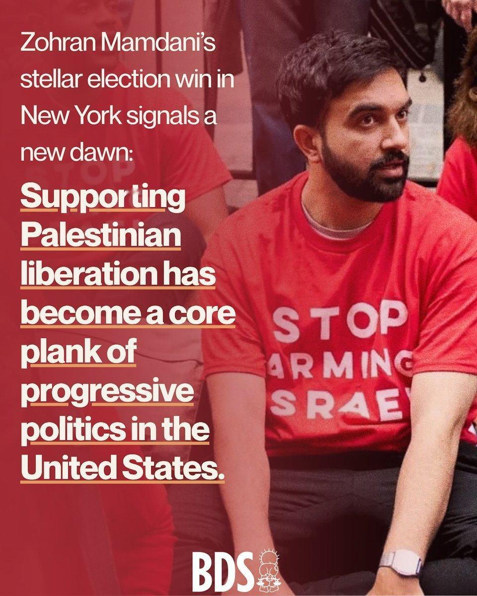 佐汉·马马丹尼站在了历史的正确一边。看看他的衬衫。