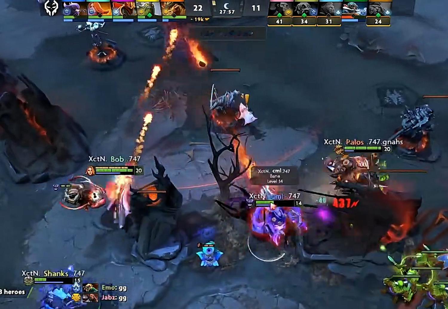 Emo18手哈斯卡没有打出预期效果，JackkyFriends第二局遭XctN