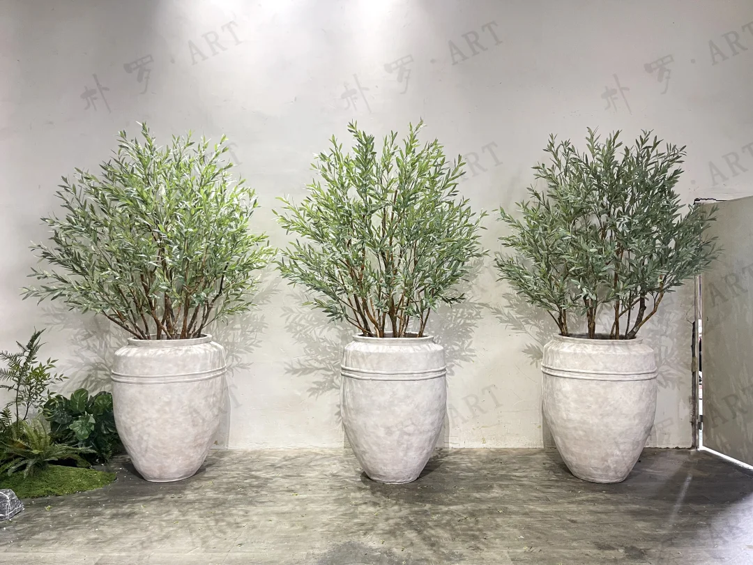 大堂大厅大件仿真绿植盆栽摆件