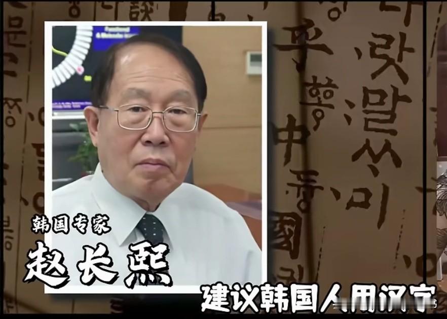 韩国又在讨论要不要恢复用汉字，起因是韩国著名脑科学家赵长熙，他的研究发现学汉字对