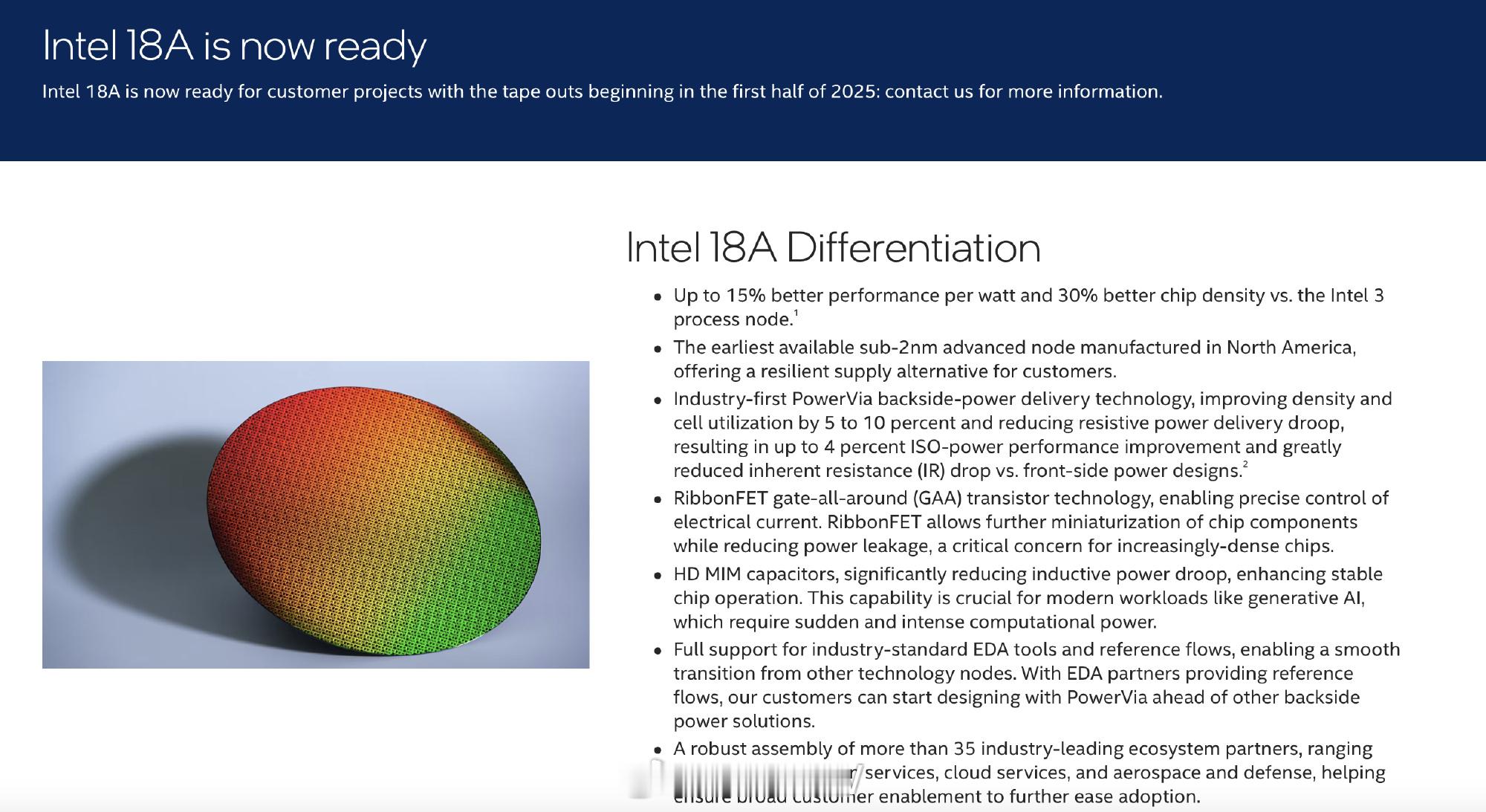 其实我真觉得目前的Intel18A是比起当初有所缩水的，18A上了GAA和Po