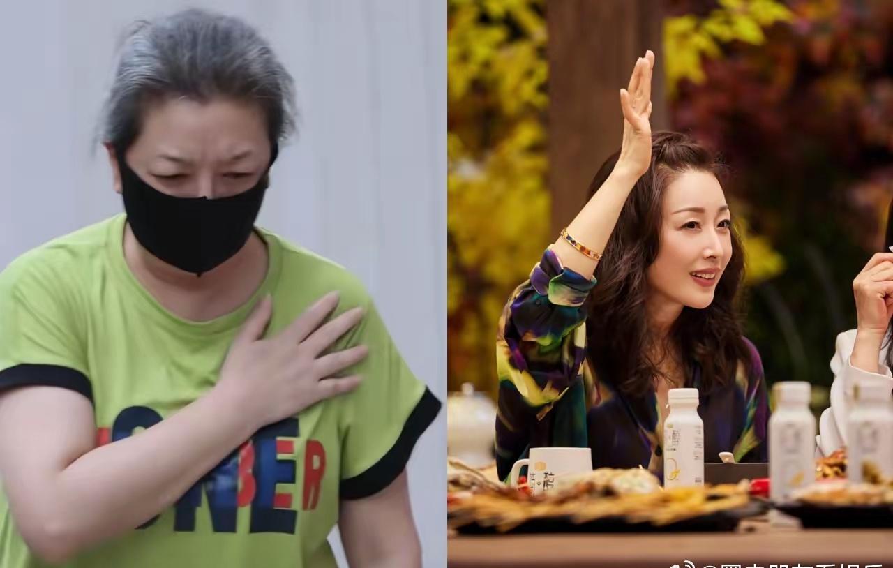 江珊现状，​告诉所有女人一个道理，​你的头发可以不染，但身材一定要管理，不然