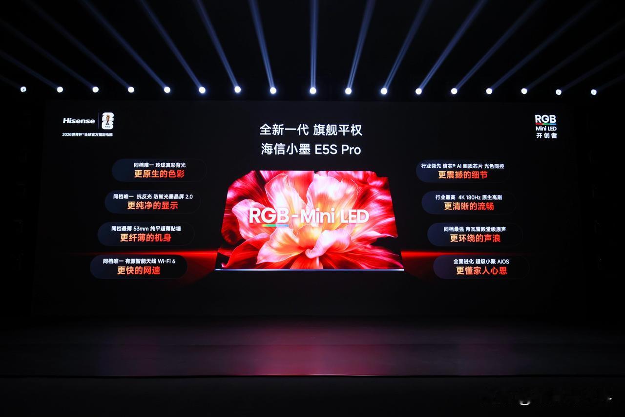 高端电视不再遥不可及，普惠时代已然到来。4月22日，海信正式发布小墨E5SPr