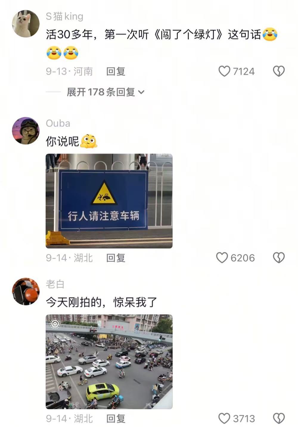 当你觉得自己一无是处的时候就看看武汉的红绿灯🤣👌