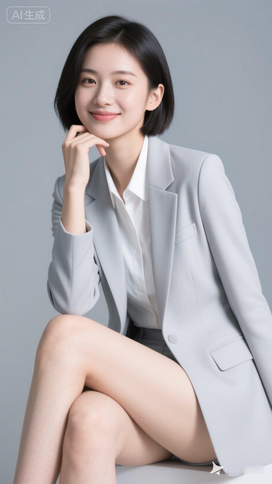职场女性魅力穿搭，自信微笑，优雅动人！💼👠💄