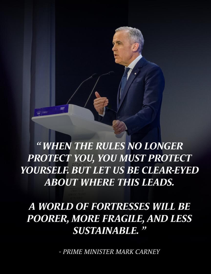 划定时代！以后历史课本上，必有加拿大总理一席之地。达沃斯的这个冬天，谁都没想