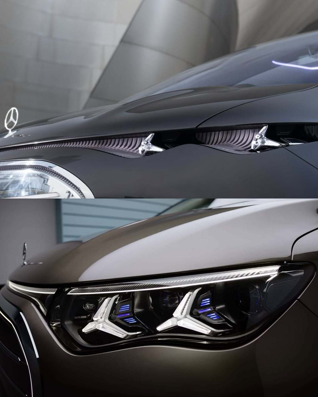 突然发现奔驰没有骗我们新发布的纯电VLE和去年上海车展亮相的概念车真的一模一样。