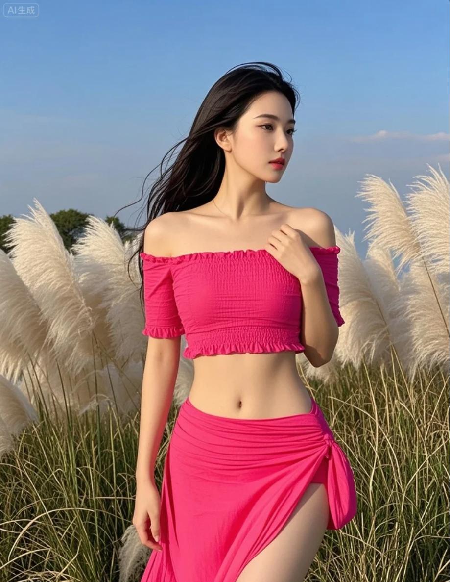她不是在拍写真，是在和过去的自己，轻轻拥抱。