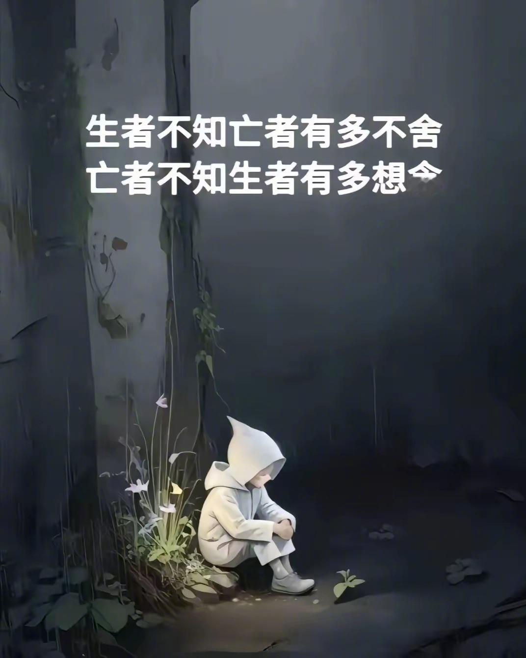 中元节有些人想见可再也不能见，唯留下曾经不懂事的亏欠以及无尽的想念！刚看到