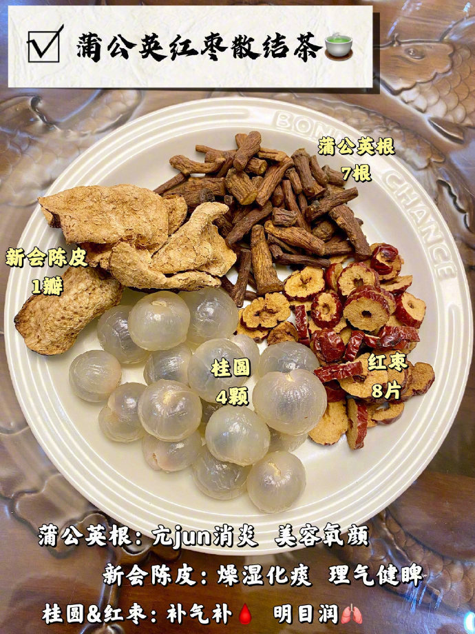中医爷爷给的九款养颜补气掉称茶方！