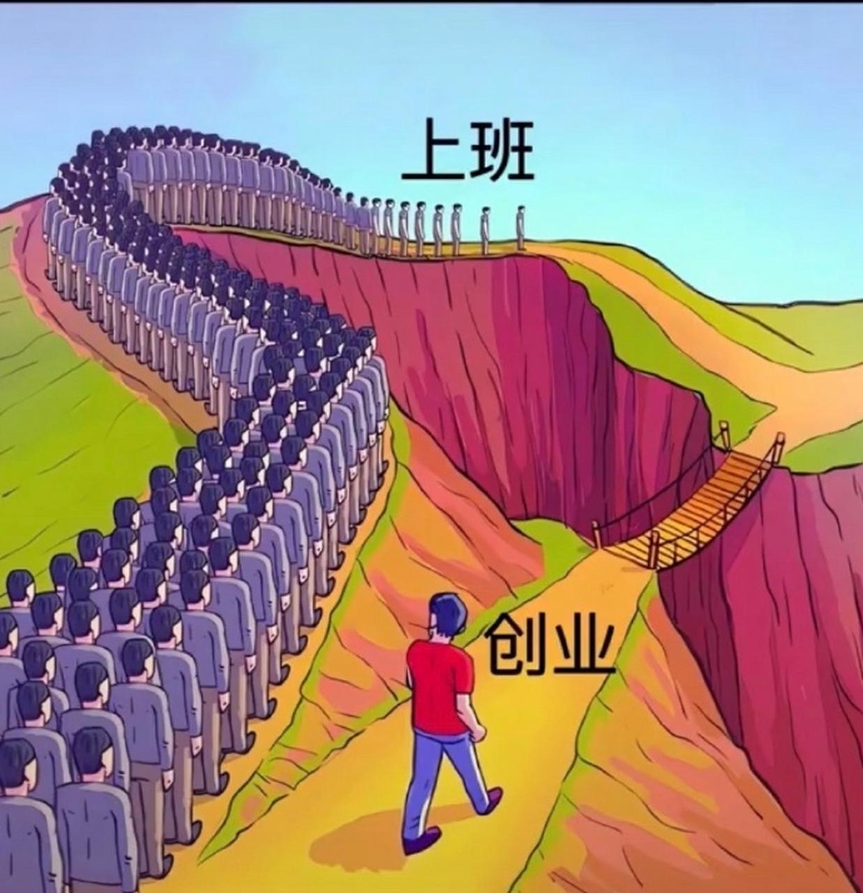 我认为上班我是做生意的，以当前的商业环境，如果重启人生，偶尔也会觉得上班很不