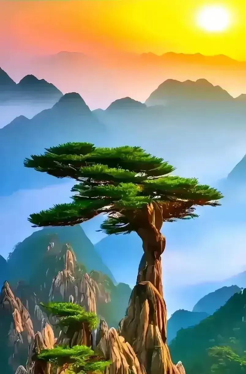 苍松不老，青山永固。。