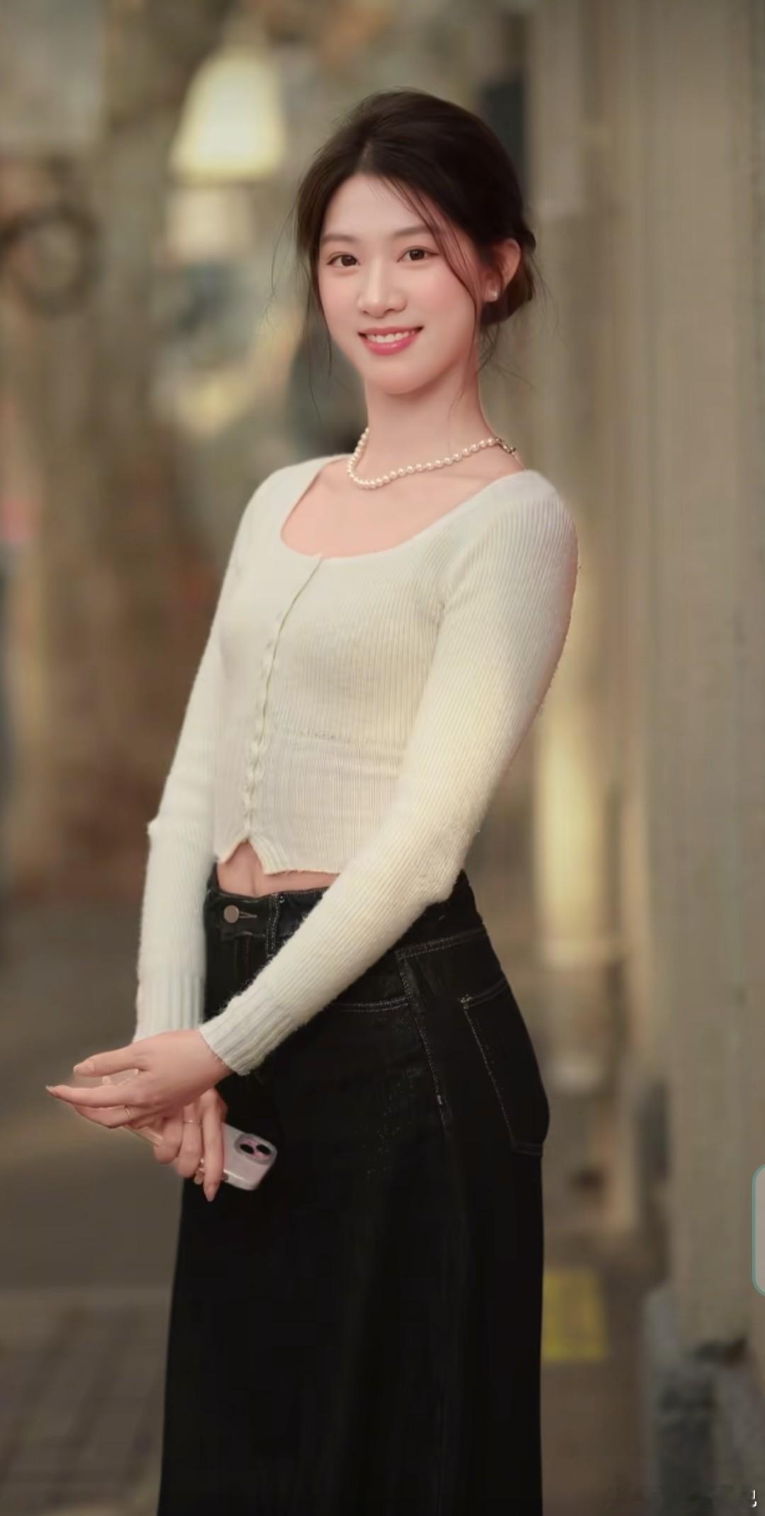 街拍纯洁女孩清纯女孩气质穿搭小姐姐