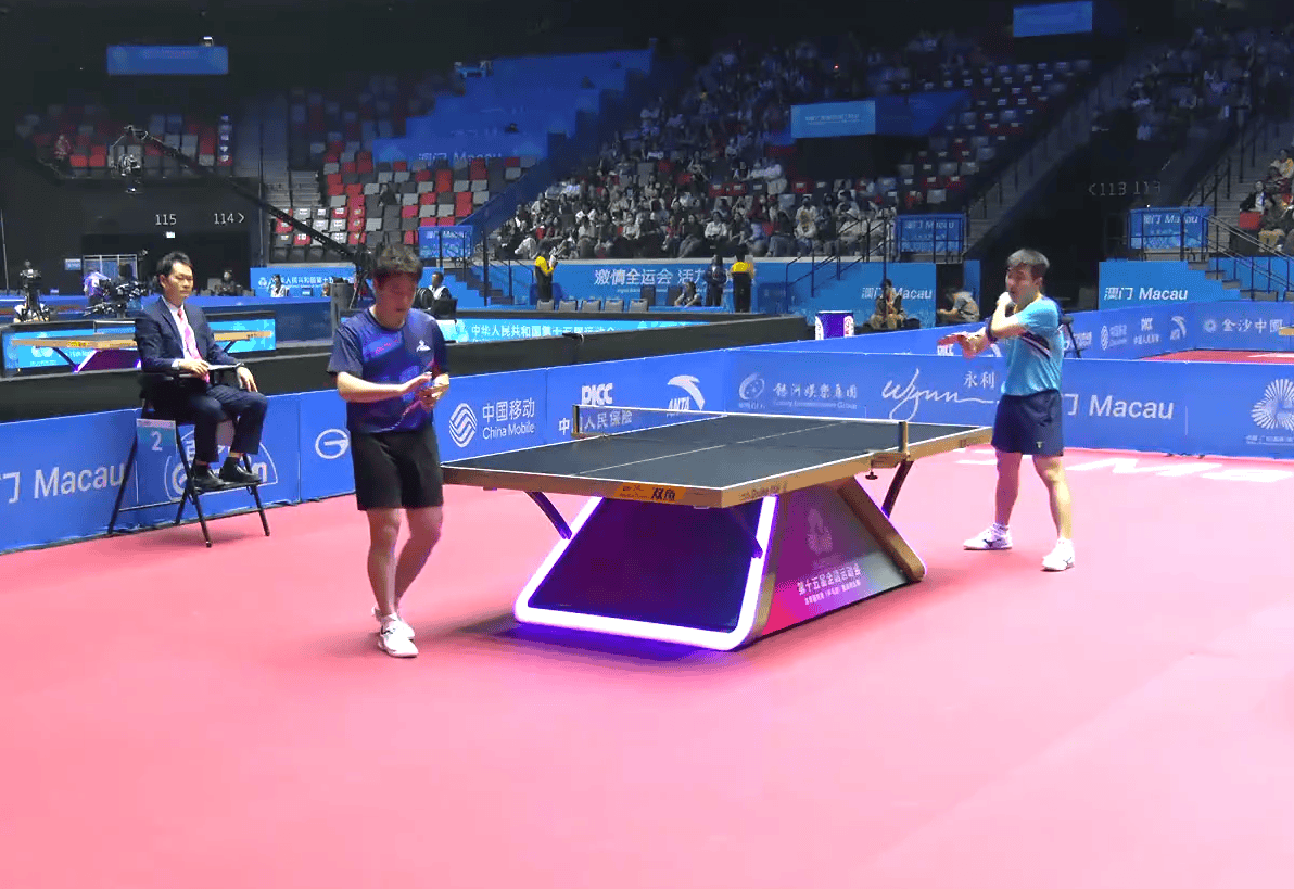 爆大冷! 于何一4-1三号种子梁靖崑, 晋级全运会男单16强