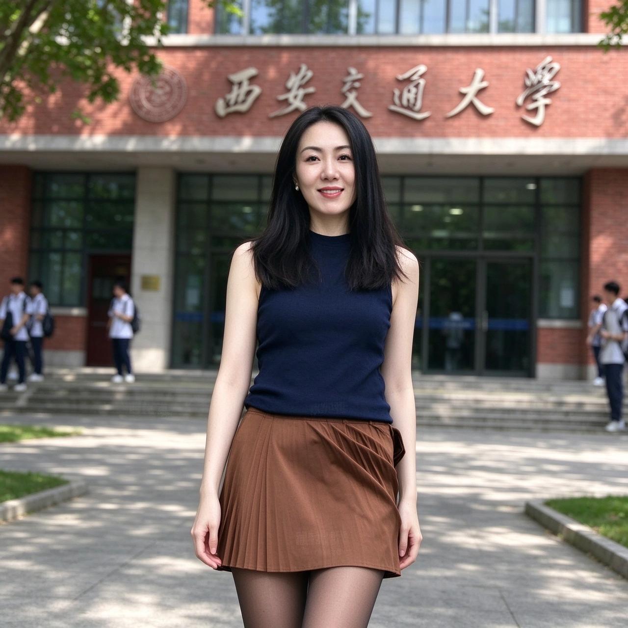 漫步西安交大，在百年校园感受书香与风华✨走进西安交通大学，红墙老树，林荫大道，