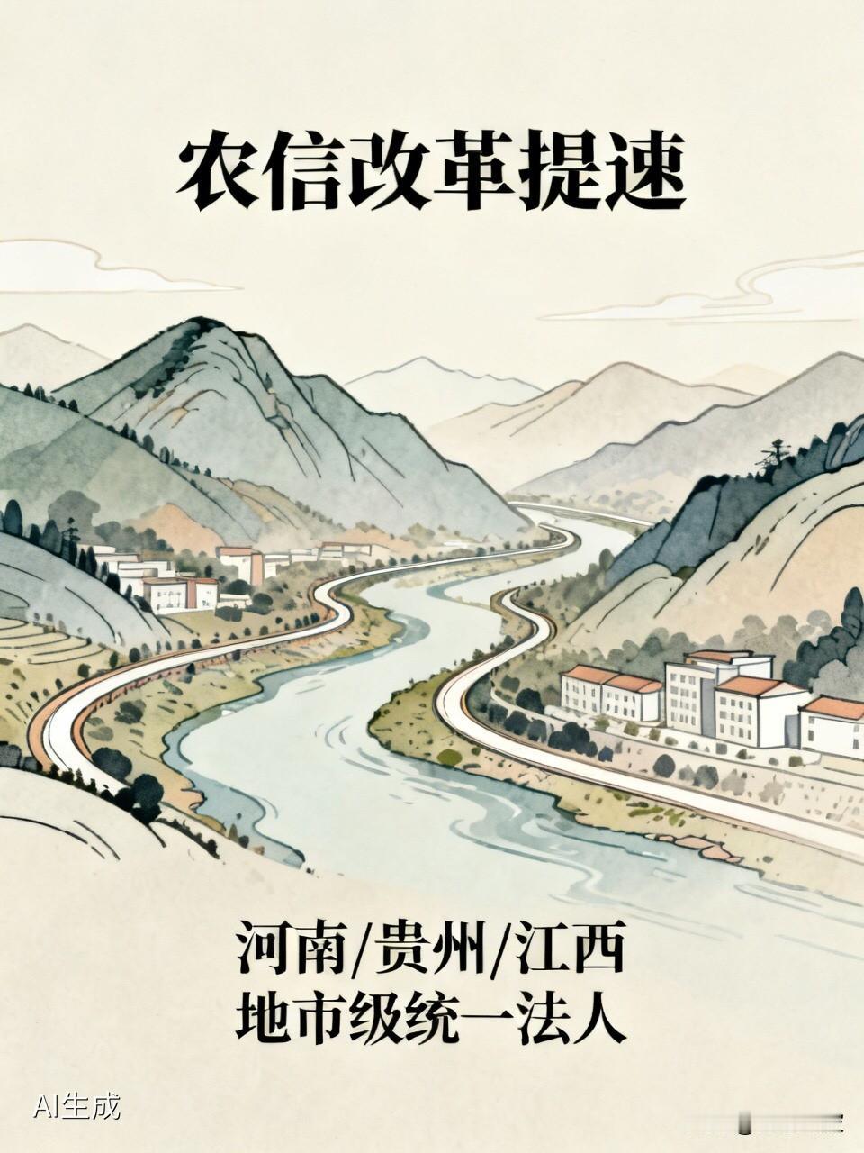 农信改革突然提速！河南、贵州、江西争先“合并”，中小银行不香了？如果你还