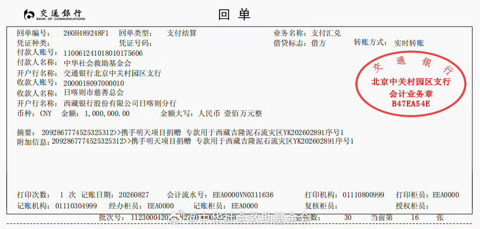 任嘉伦陈哲远李云霄蒋欣驰援西藏等地的赈灾工作👍👍灾难无情人有情，望灾
