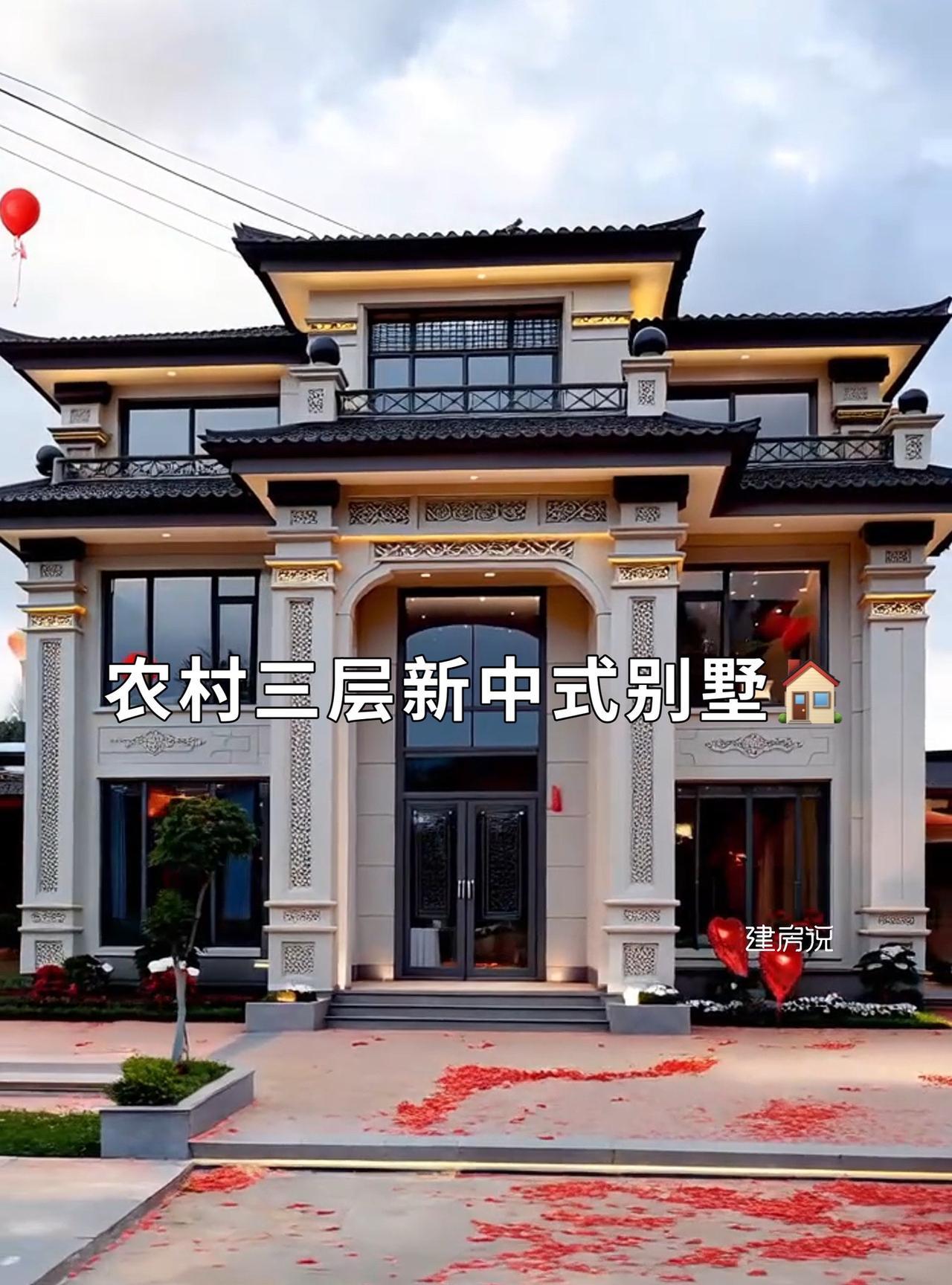 这是我理想的新中式住宅！#建房说#新中式别墅
