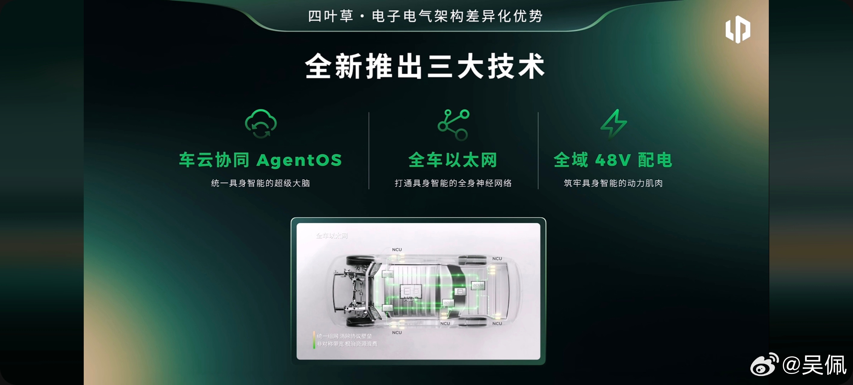 零跑技术发布会还有有点料：1、全新的LEAP5.0电子架构会在零跑的第二品牌产品中率先使用，明年就会