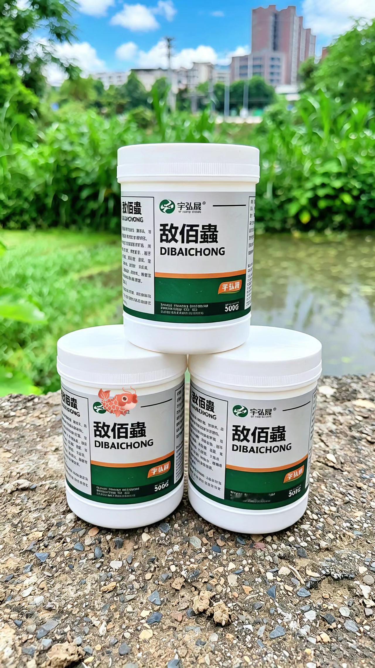 敌佰蟲鱼塘养殖鲢鱼鲤鱼草鱼