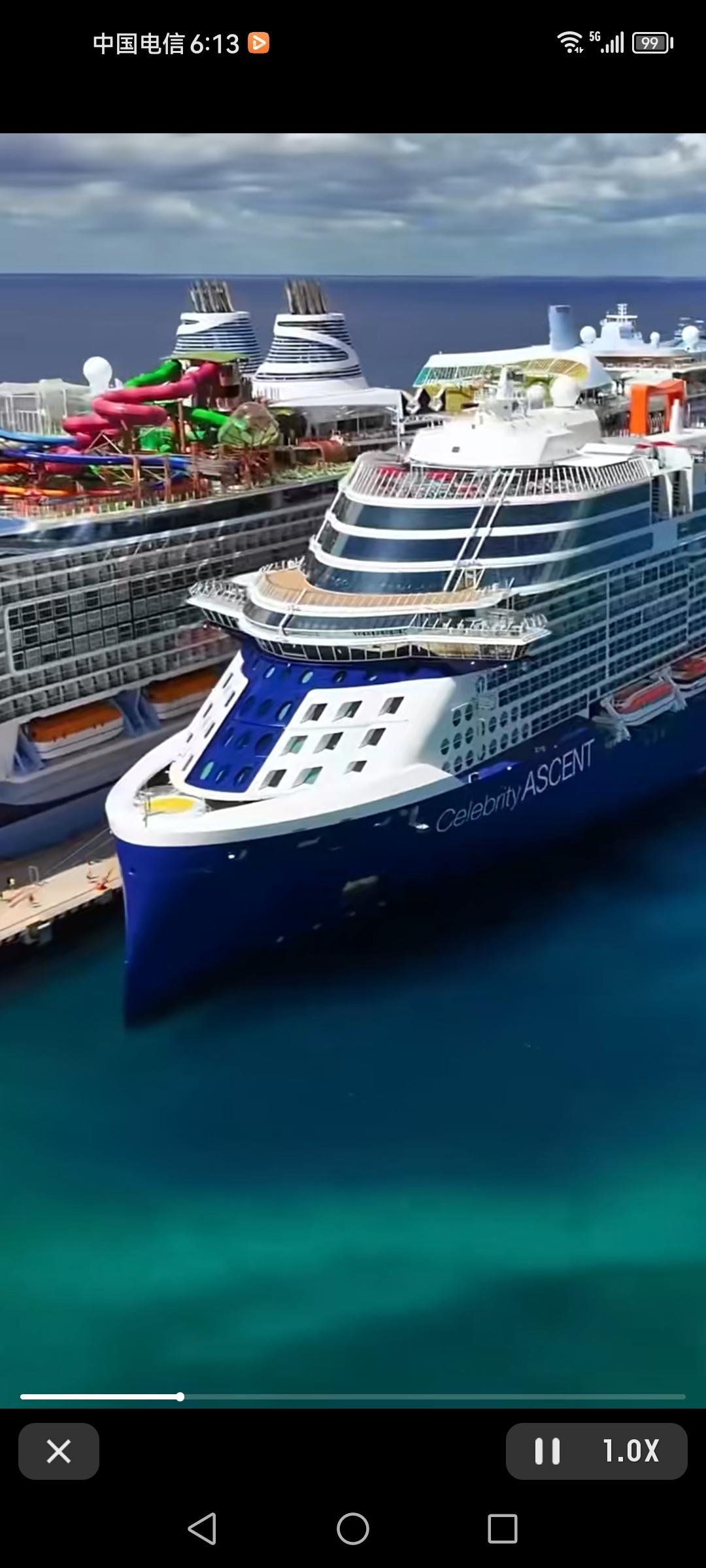 世界顶级豪宅邮轮太让人震撼了！它比泰坦尼克号大5倍还多，这规模简直逆天。花30万