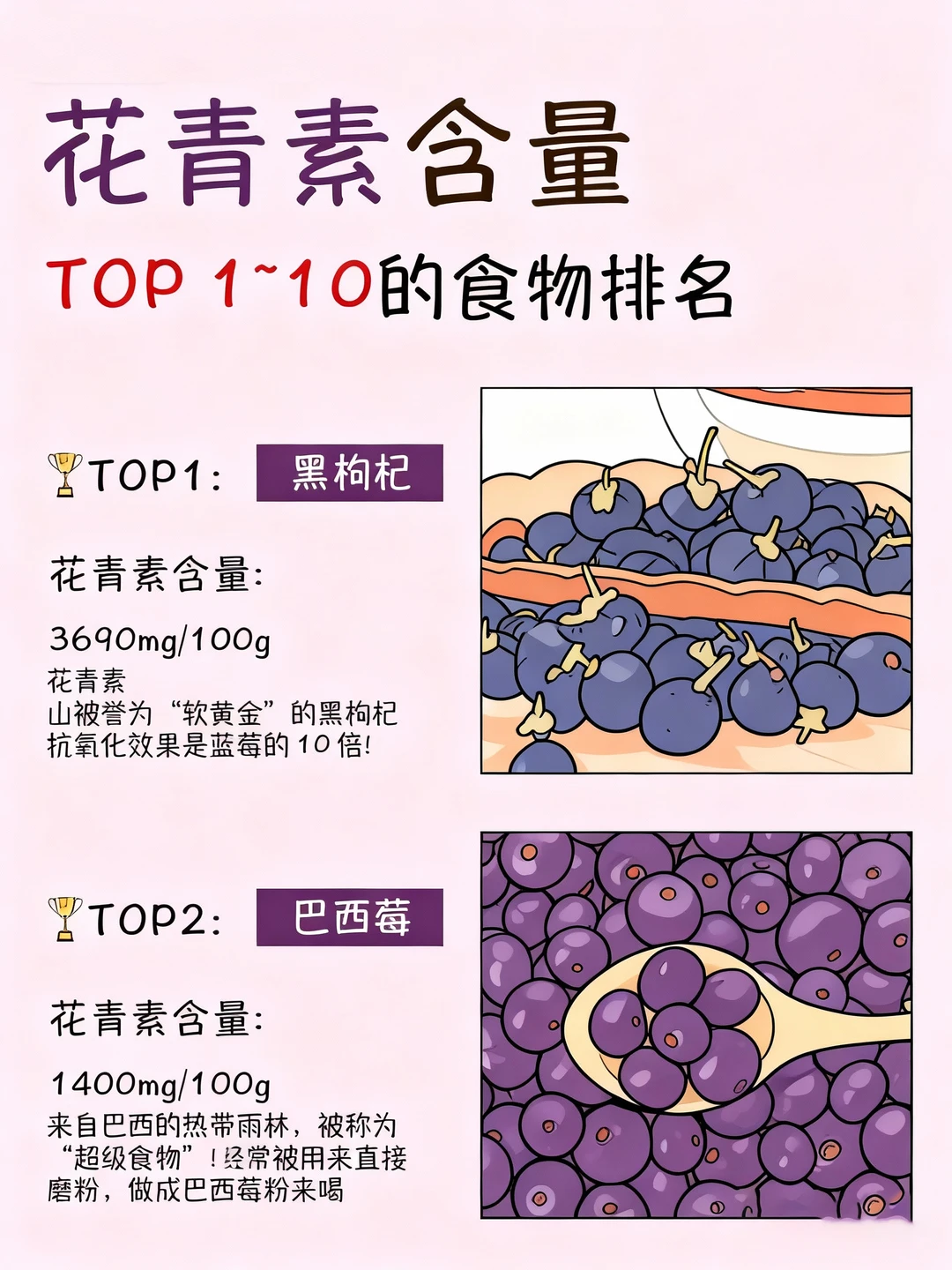 10种花青素食物🌈吃出美丽秘籍！