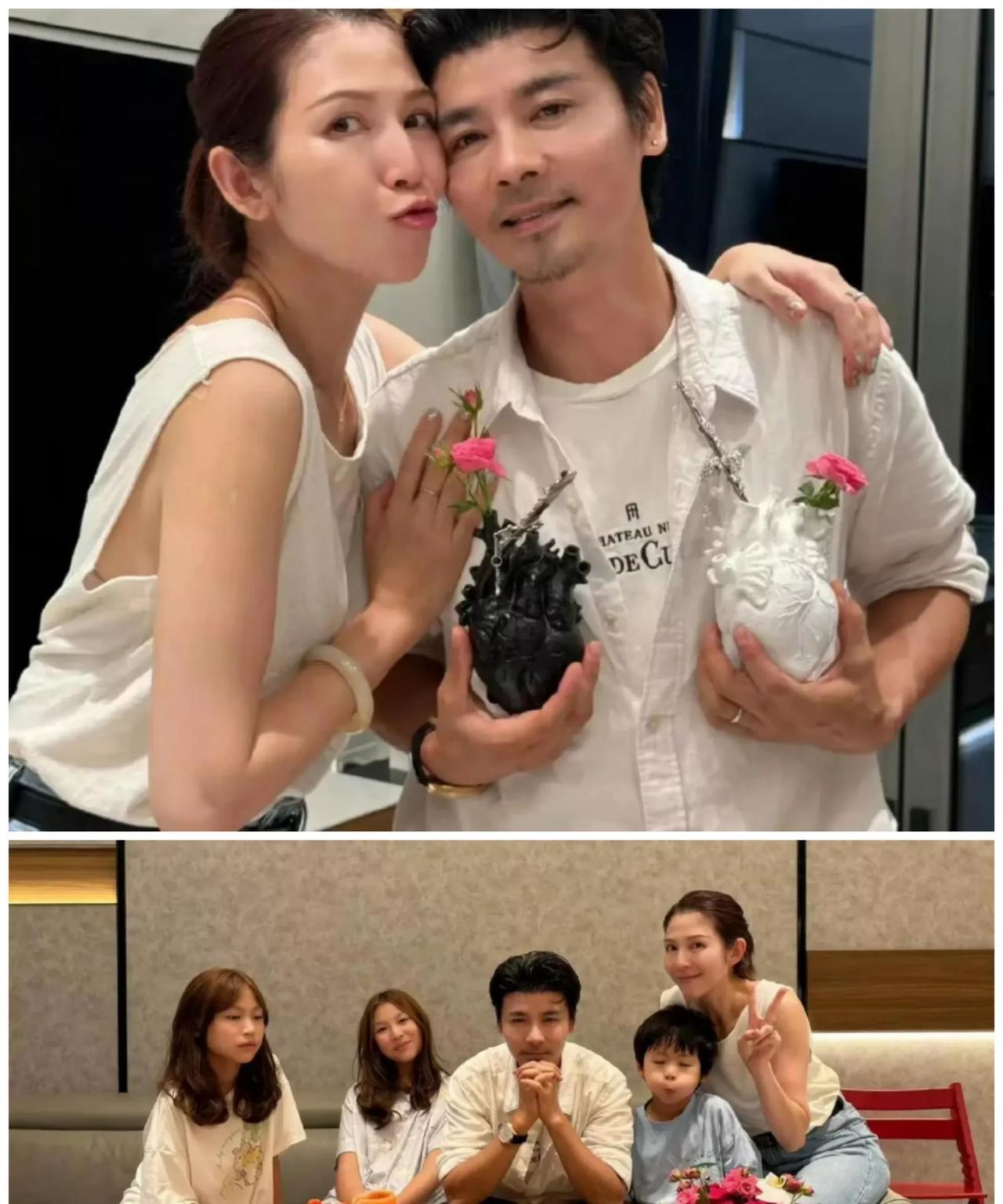 我发现张晋是不会和蔡少芬离婚了，不是因为财产，也不是因为不合。而是因为张晋太爱