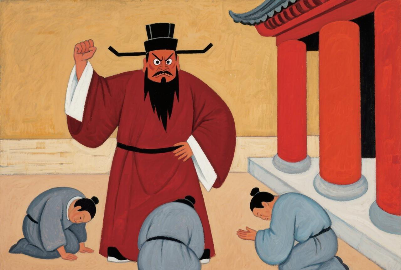 汉武帝喜欢任用执法严厉苛刻的官吏，上有所好，下必甚焉！故各郡县长官大多残暴；很
