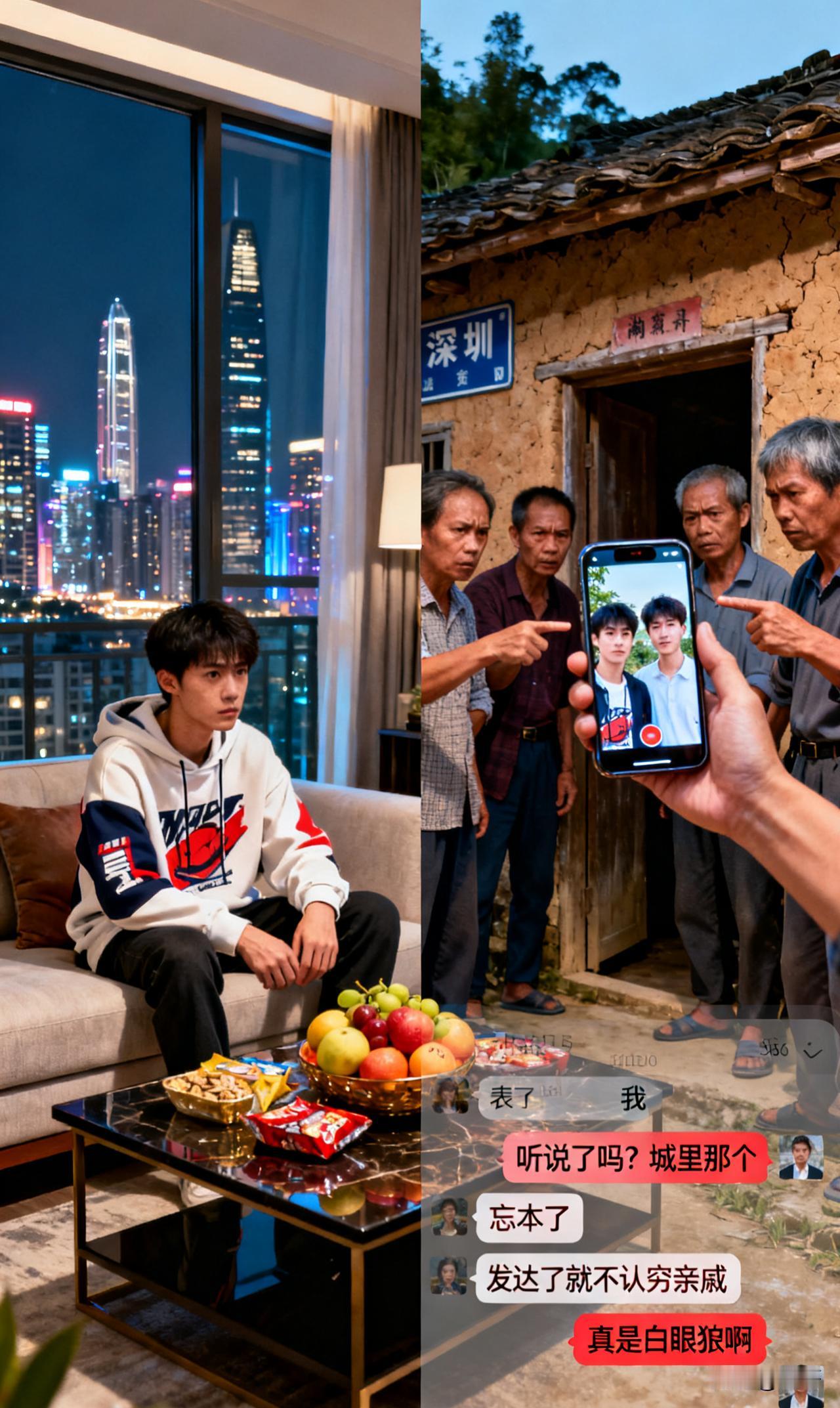 湖南表哥在我深圳家住3月后，全村都知道我是个“忘本”的白眼狼我妈电话里千叮万