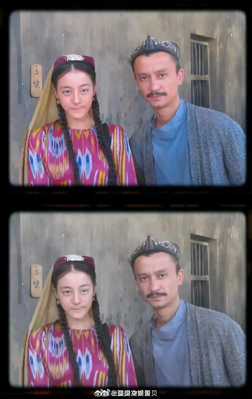 15岁的迪丽热巴。​​​