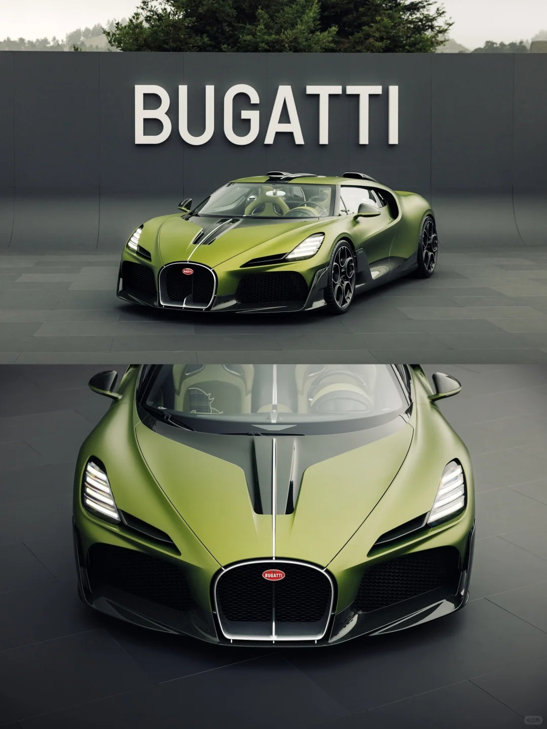 欣赏一下布加迪最新款Brouillard外观及细节千万级别豪车，称之为工业艺术品