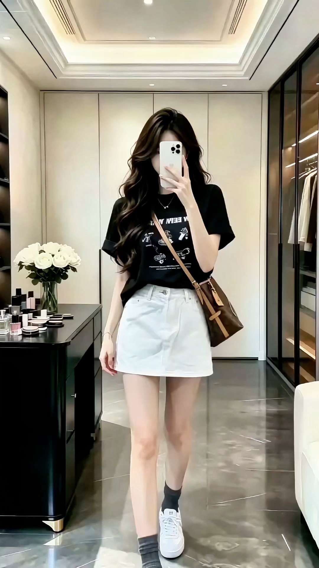今日份极简穿搭 日常穿搭自由 夏季女装 随性自由穿搭 t恤穿搭