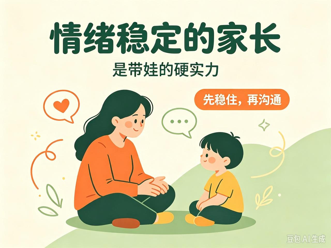 同样一件小事，不同家长处理，结局天差地别。很多人都说情绪稳定才是带娃的硬实力，