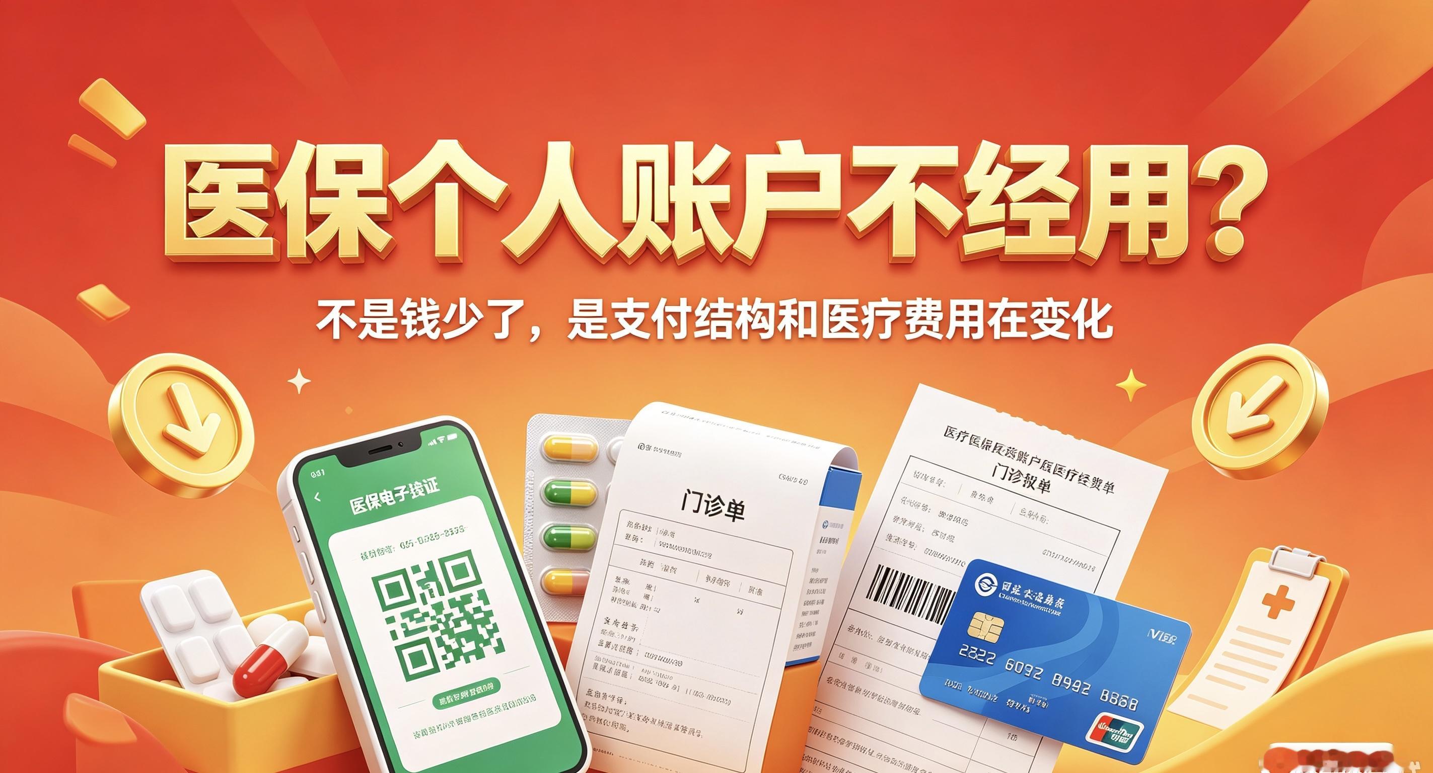 医保个人账户里的钱，为什么会越来越“不经用”？不少人有这样的感觉：医保个人账户里的钱以前还能买不少药