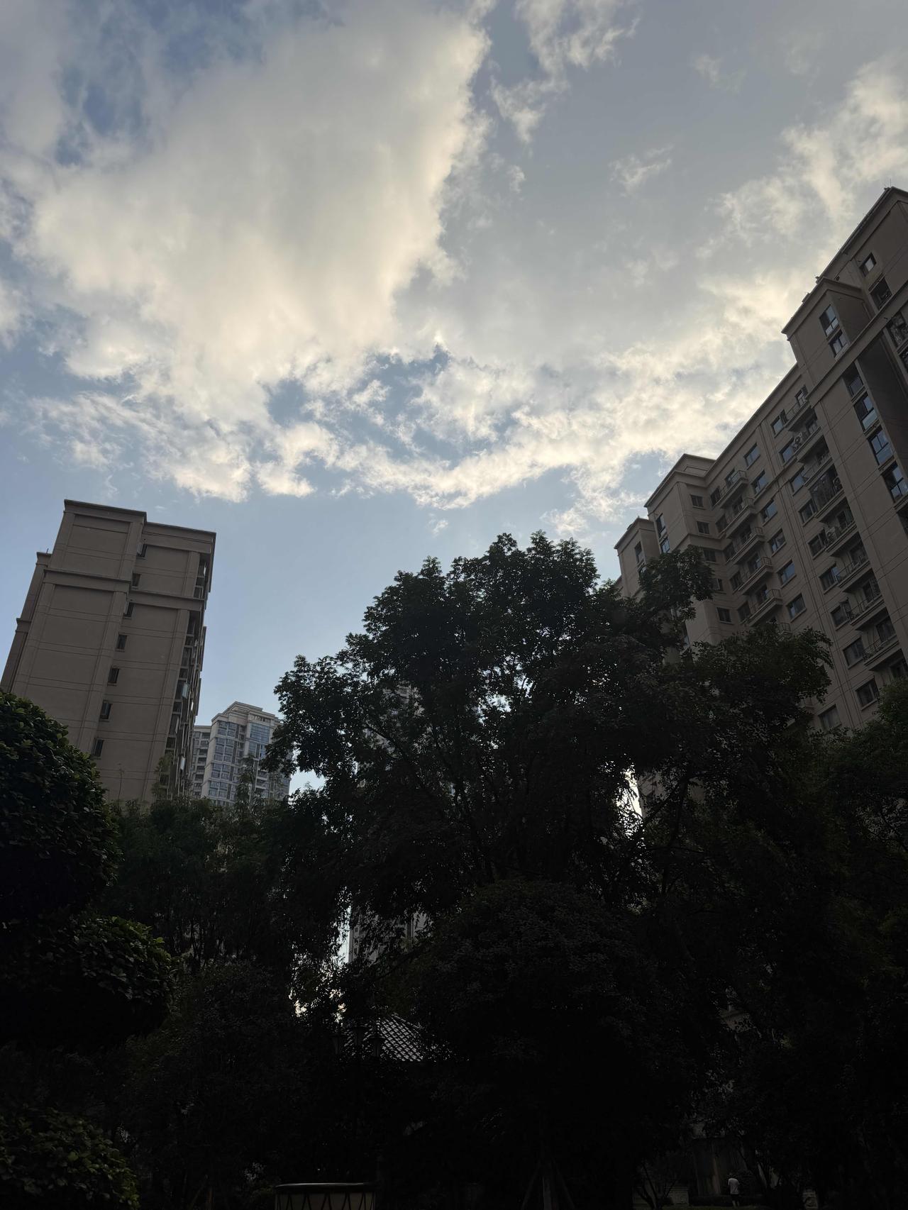 今晨重庆居然下起了日头雨谁也没有想到，各大天气预报全都没预告主城降雨，早上六点
