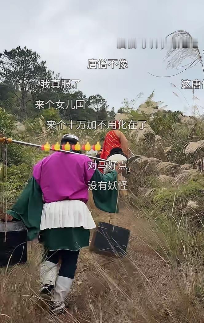 直播新赛道了，总有人能出奇招广西有个账号直接玩出花，找了四个人分别扮演唐僧师徒