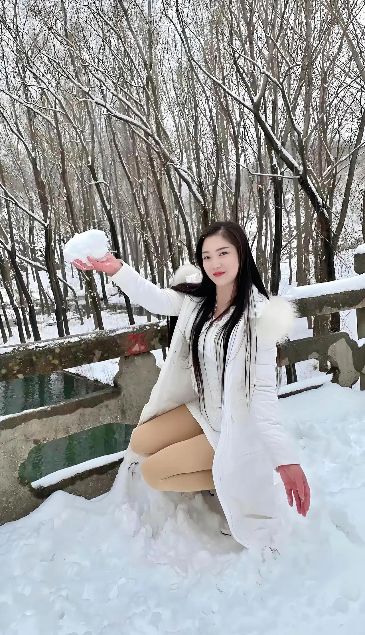 外拍雪球带你看雪景北方人