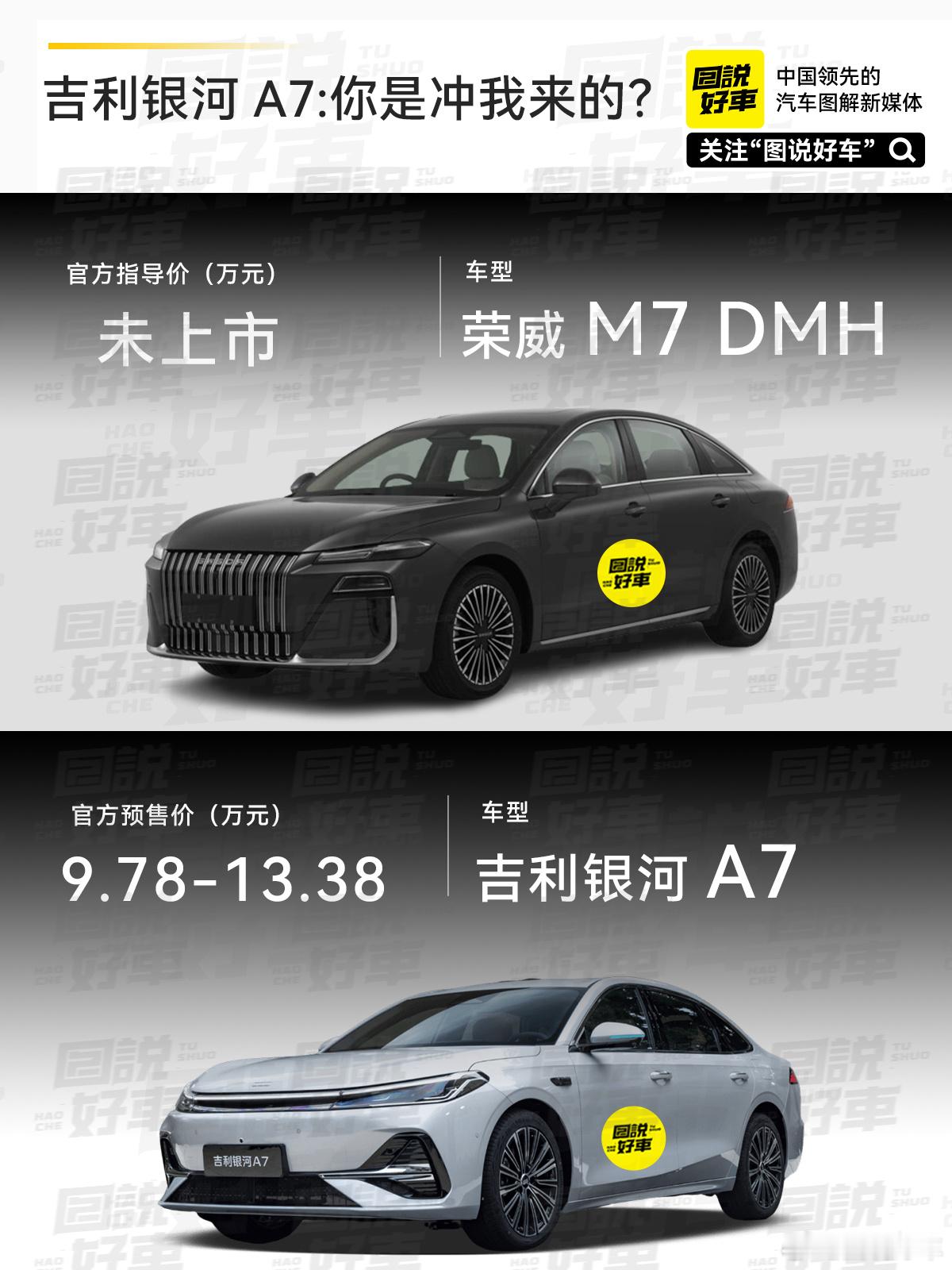 昨天荣威M7DMH发布官图，定位中型插混轿车，设计偏向商务豪华，和主打大空间