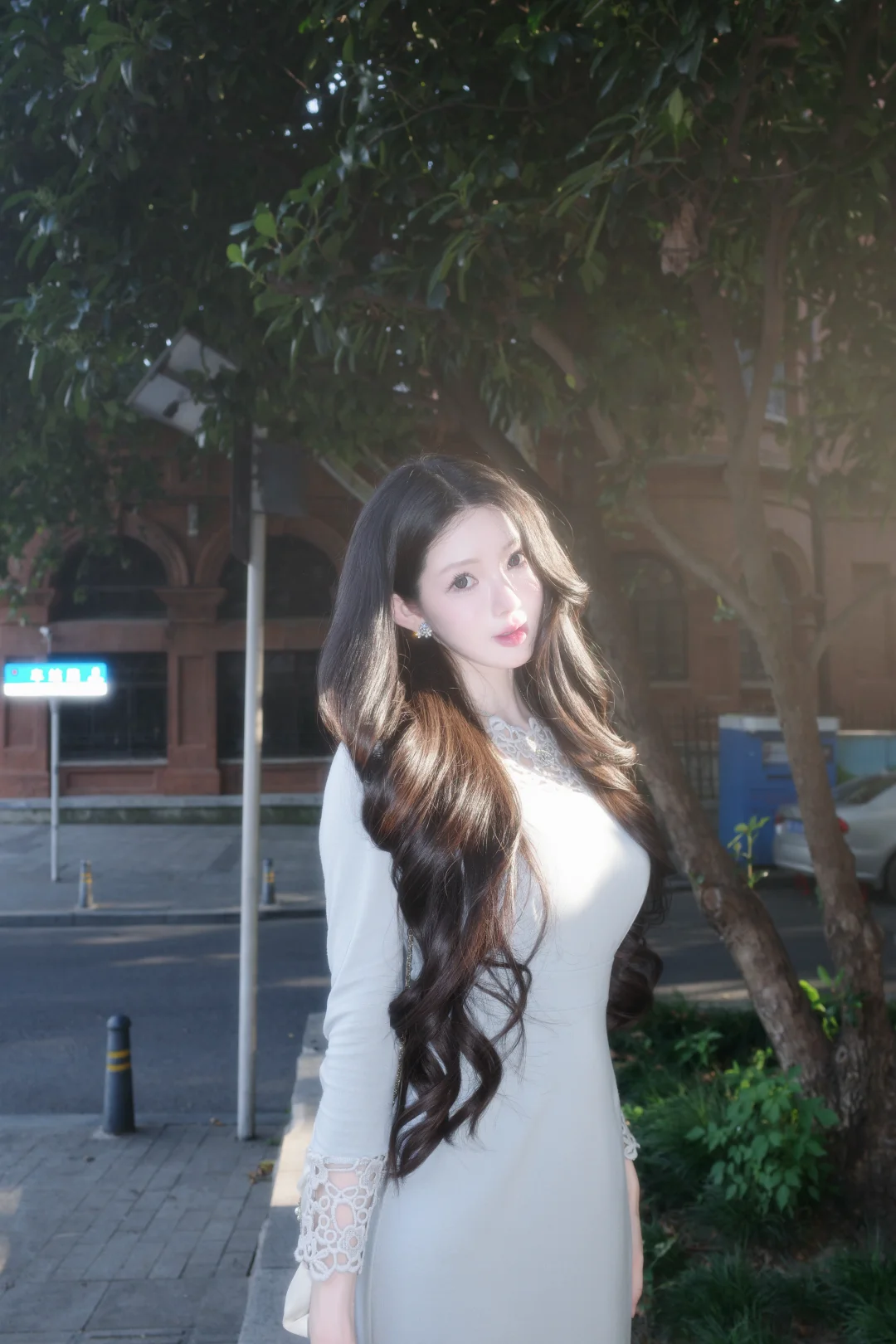 95后妈妈16年前的古早卷发