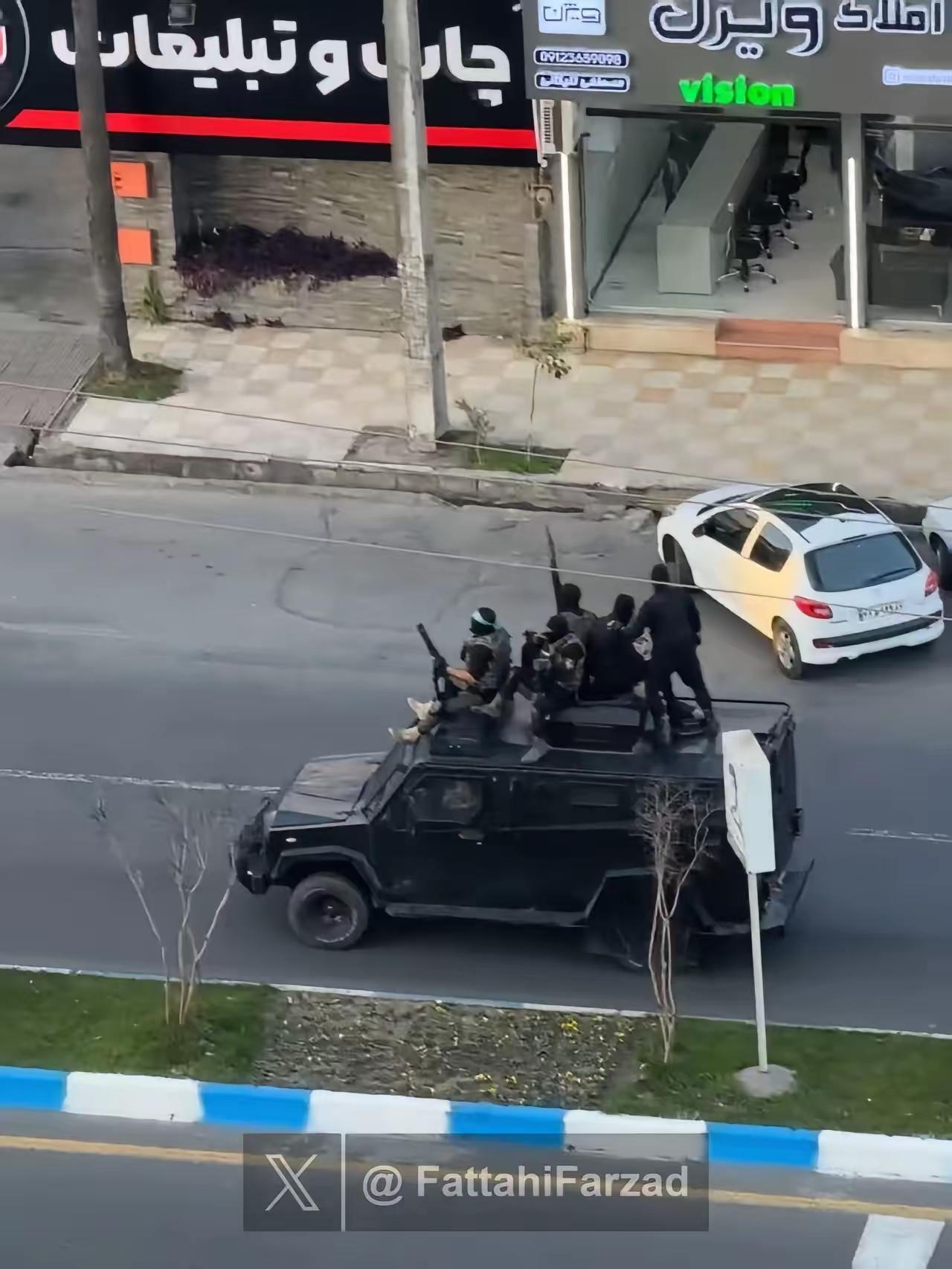 伊朗这一次，给委内瑞拉上了一堂真正的战略课！伊朗巴斯基民兵分成大批小分队，进入伊