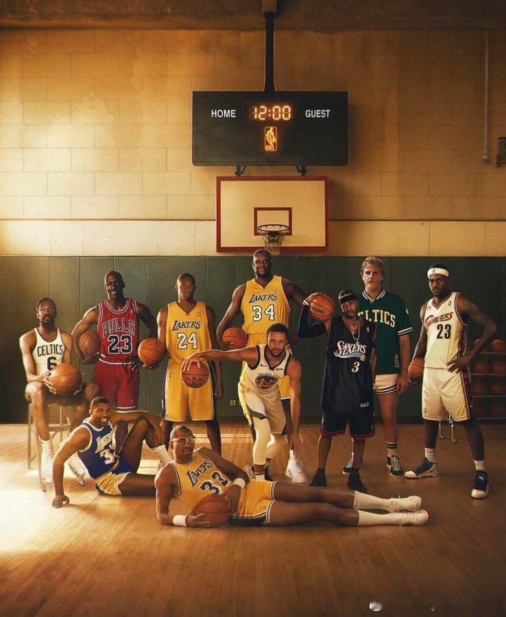 这张图里个人实力最差的是谁？NBA​​​