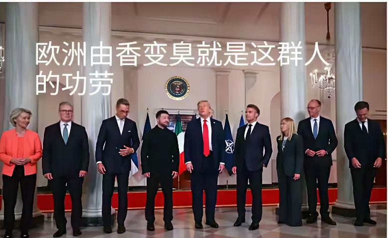 文明棍变成搅屎棍，欧洲由香变臭的根源在于现在这一批无脑的政治人物。欧洲的泛自