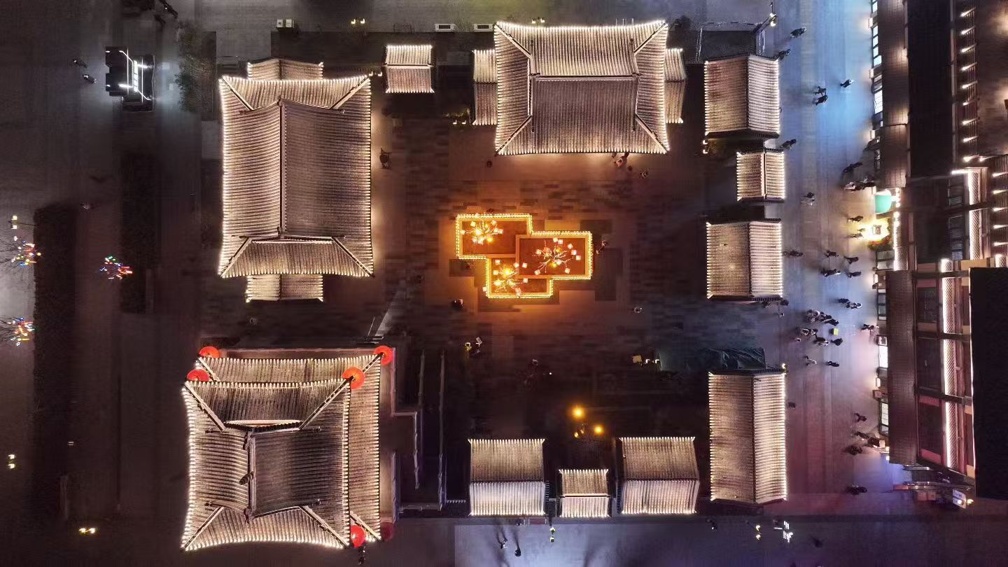 🌃河北邯郸旅游，夜景之旅✨