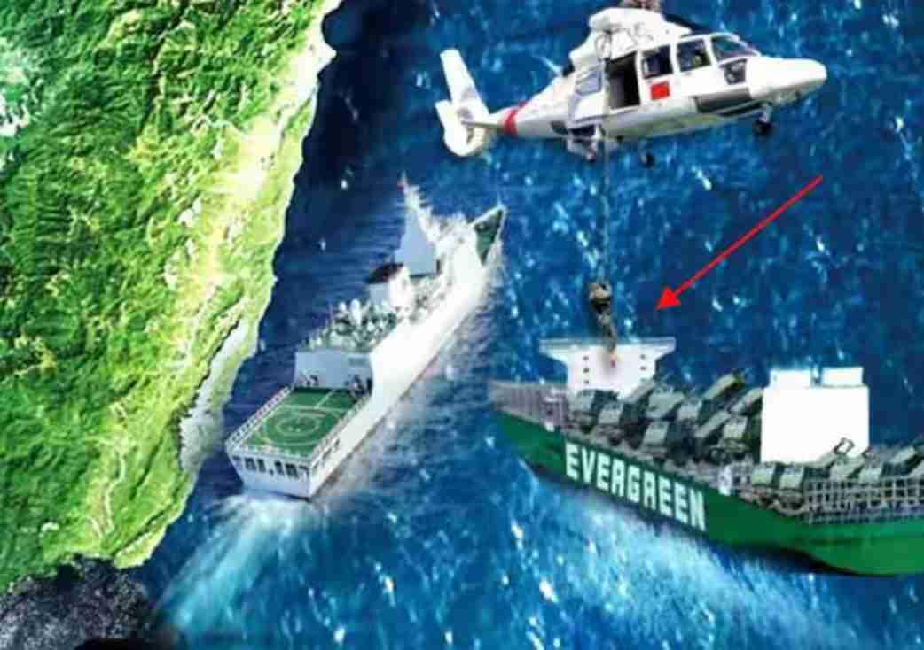 台湾长荣海运麻烦大了。东部战区围岛军演期间发布的海报引起热议。海报里显示，中