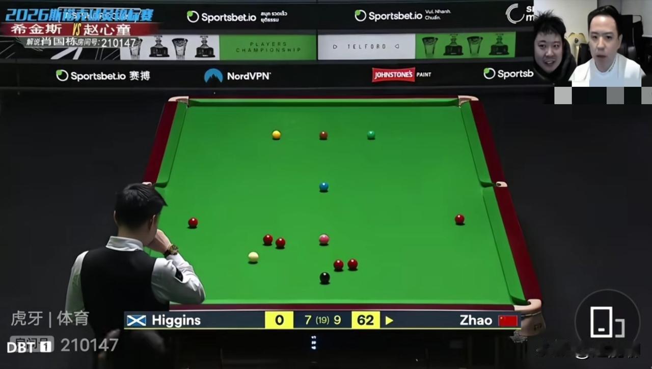 肖国栋和张安达全程直播了赵心童的决赛，两人的对话也让球迷津津乐道。肖：这过年红