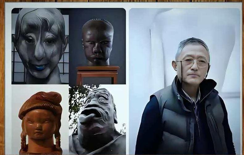 顶级双标，好一把回旋镖！美院教授田士信发布了大量丑化先贤的雕塑，（吐舌头的是老