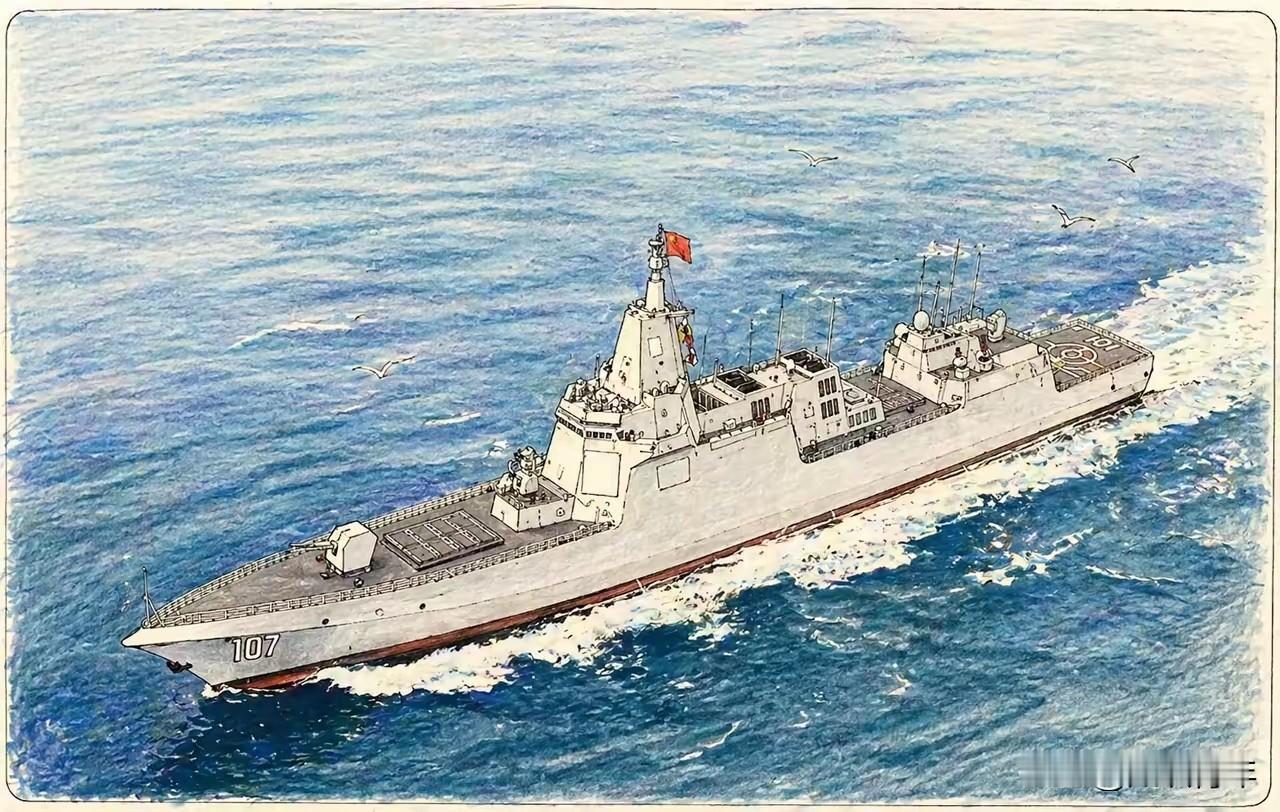 谁也没想到，遵义舰就这么开过去了。开到吕宋岛东面，搞了一场实弹演习，动静不小