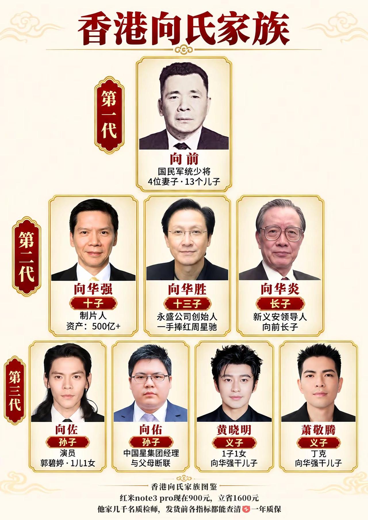 香港向氏家族图鉴。