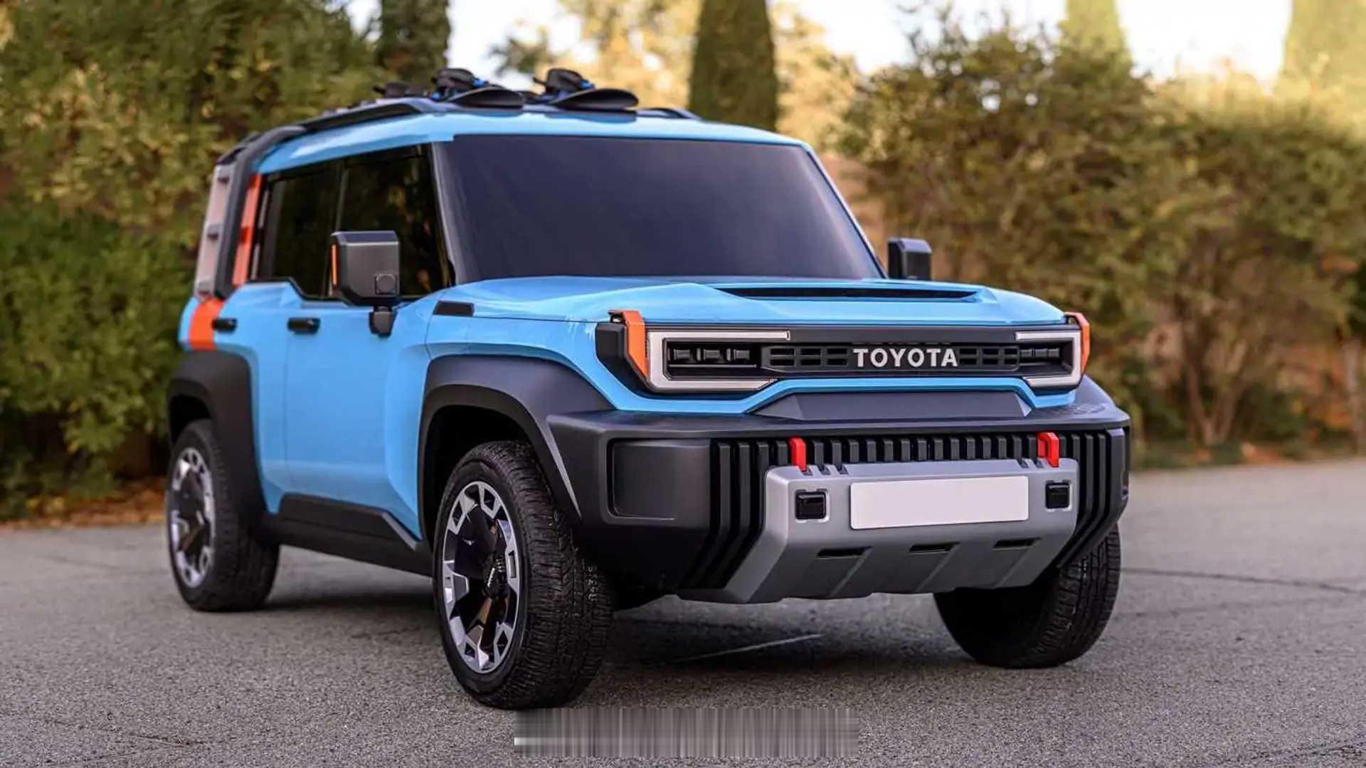 丰田新FJ酷路泽前瞻大v聊车丰田据日媒最新报道，全新LandCruiser